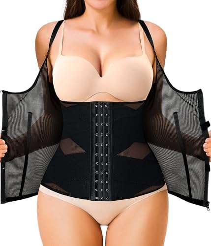 LODAY Waist Trainer for Women Corset Shapewear Waist Cincher Tummy Control Body Shaper Girdle