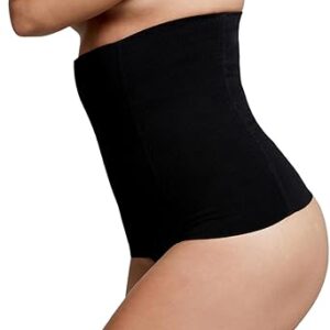 BUMPSUIT Postpartum Waist Trainer for Women Lower Belly Fat, Seamless Elastic Fabric Pull Up Style Tummy Control Shapewear